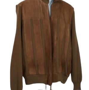 Vintage Men's Suede Striped
